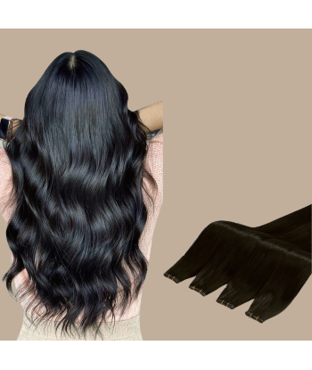 Premium Straight Hair Weaving Russian Hair 1B Economisez 