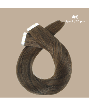 Premium Russian Hair Tape-Extensions 8 À commander