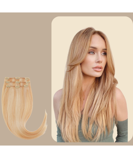 Suora Clip pidennykset Midnight Blonde Platinum 2024