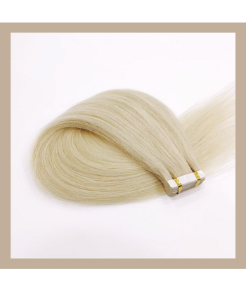 Straight Adhesive Extensions / Platinum Blonde tapes est présent 