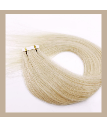 Straight Adhesive Extensions / Platinum Blonde tapes est présent 