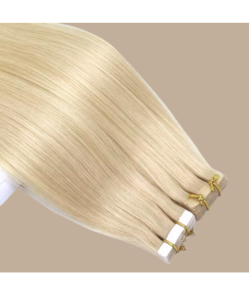 Straight Adhesive Extensions / Platinum Blonde tapes est présent 